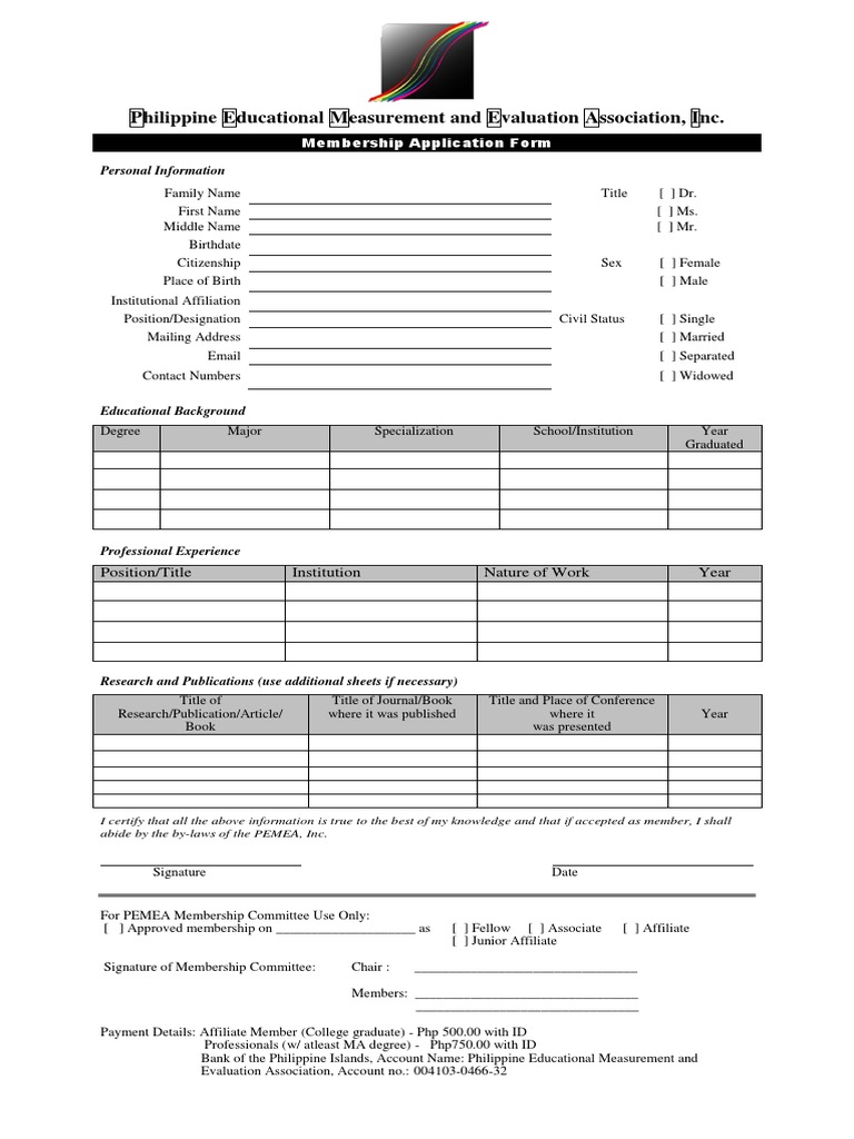 Philippine Educational Measurement and Evaluation Association, Inc ...