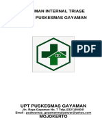 Pedoman Triase PKM Gayaman