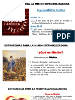 Estrategias para La Mision Evangelizadora