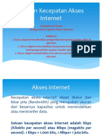 Kecepatan Akses Internet