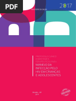 Protocolo Clínico e Diretrizes Terapêuticas Do Manejo Da Infecção Pelo HIV Em Crianças e Adolescentes - 2017