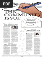 The Daily Tar Heel for September 4, 2017.