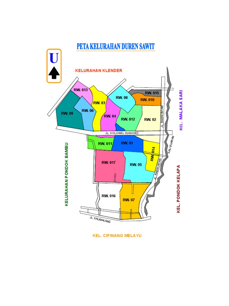 Data Kelurahan Duren Sawit | PDF | Griya & Taman