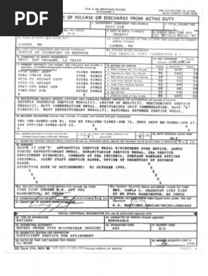 Seaquist DD214