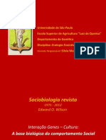 EEH-Aula 11 -2015 - Interação Genes Cultura - Sociobiologia Revista