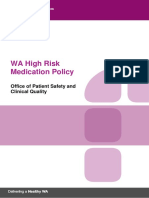 High Risk Medication Policy