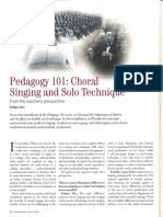 Teachers S Perspective Choral and Solo Singing Technique PDF