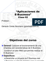 Aplicaciones de e Business Clase 02