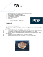 Pizza Recipe