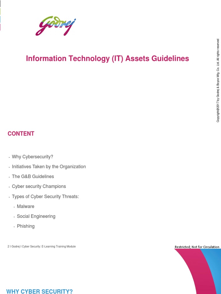 Cyber Security Awareness Training PDF | Phishing | Malware