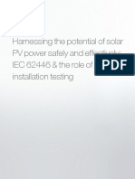 PV Testing White Paper Harnessing The Potential