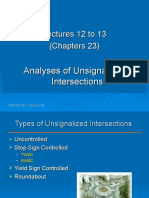 Lecture12 and 13 - Analysis Unsignalized Intersection