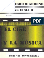 ADORNO, T. W. - El Cine y La Música