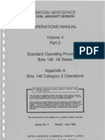 BAe 146 Category 2 Operations E2079