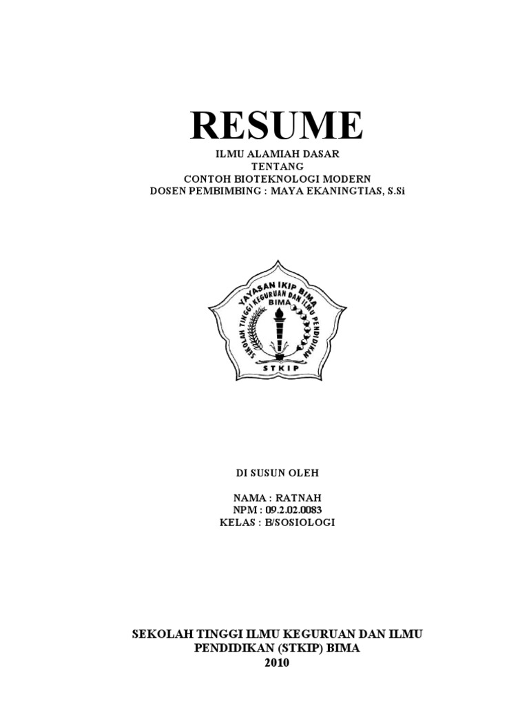 CONTOH BIOTEKNOLOGI MODERN