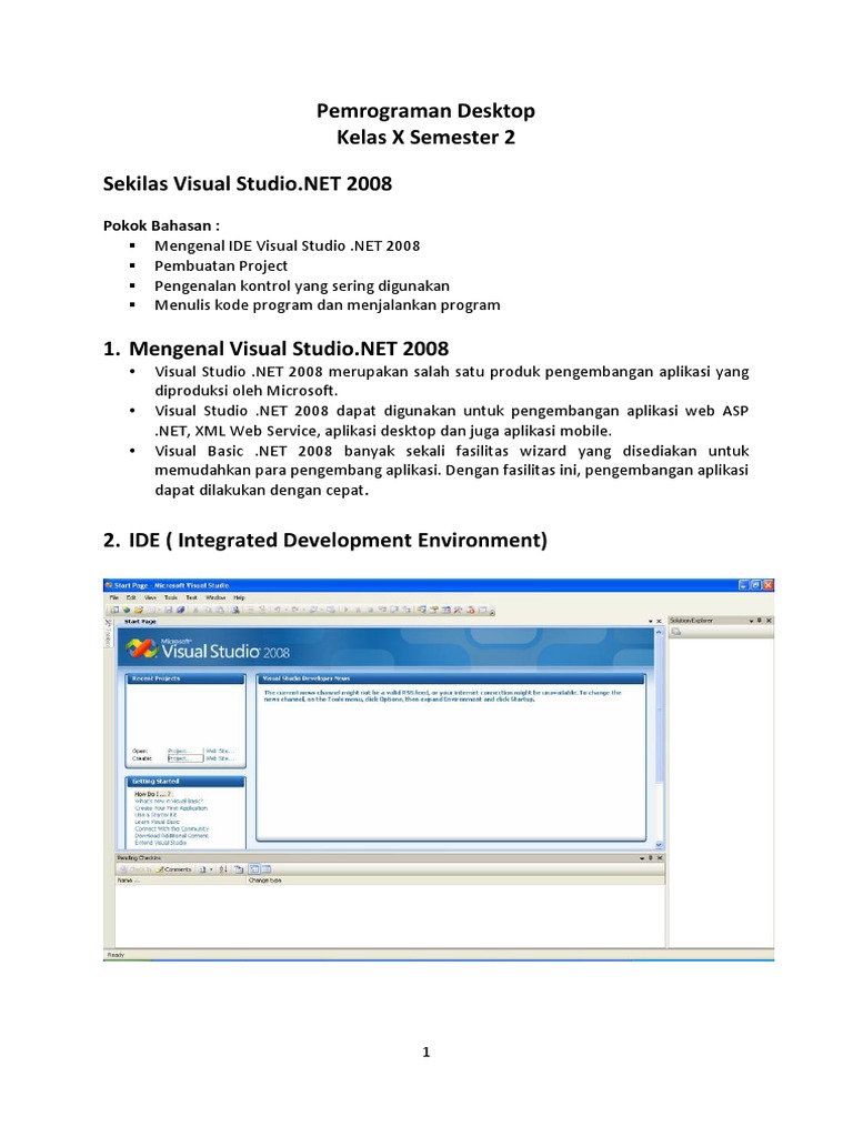 Pemrograman Desktop dengan Visual Basic | PDF | Komputer