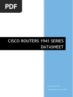 Cisco Routers 1941 Series Datasheet