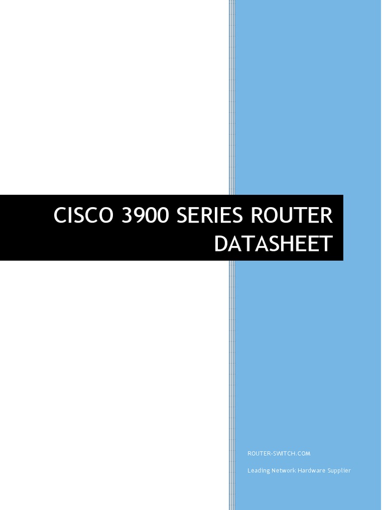 Cisco 3900 Series Router Overview | PDF | Alternating Current | Cisco ...