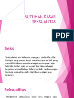 Kebutuhan Dasar Seksualitas