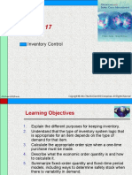 Chap017, Inventory Control