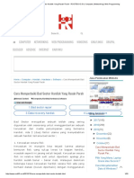 Cara Memperbaiki Bad Sector Hardisk Yang Rusak Parah - ROOT93.CO