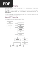 Java AWT Tutorial