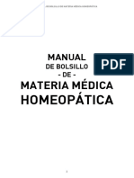 Manual de Homeopatìa