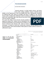 Structural Design - Pre Stressed Concrete