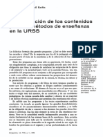 KACHIN - Renovación Contenidos y Métodos Enseñanza URSS (Perspectivas VIII.1, 1978)