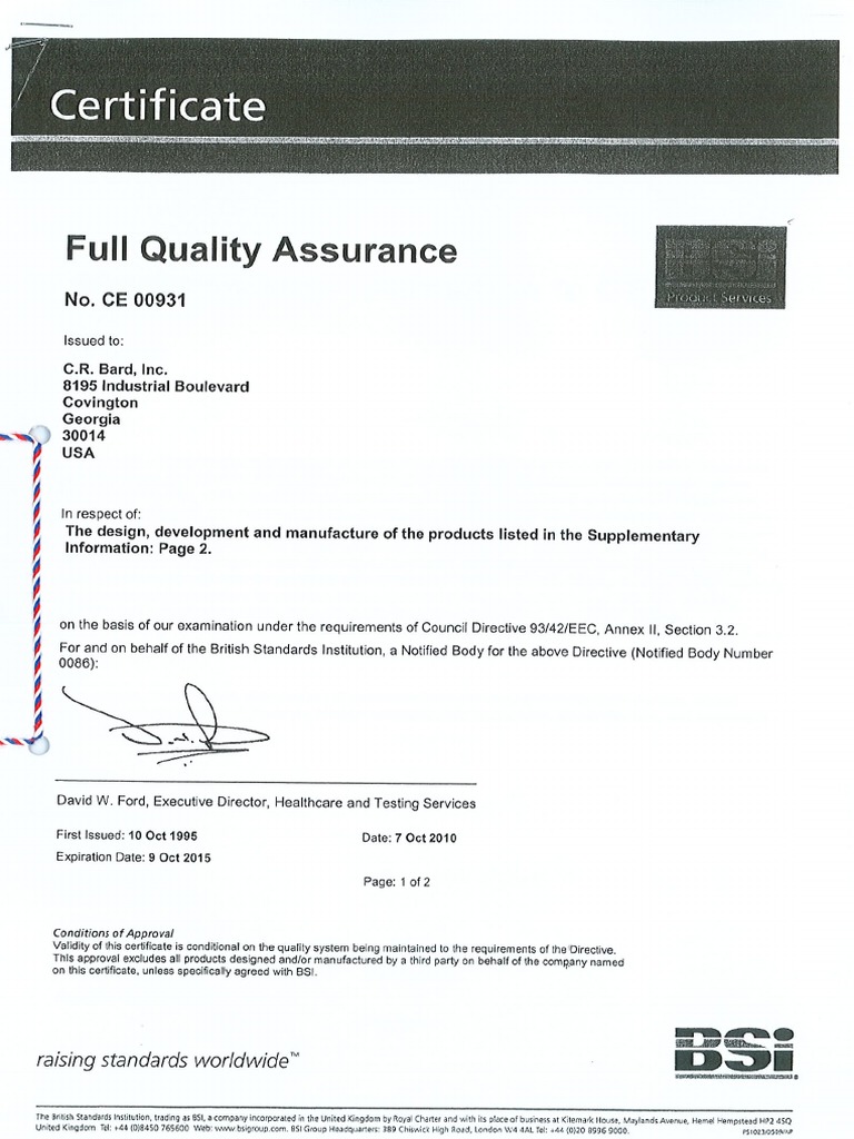 Ec Certifikat Bard Ce