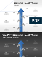 Arrow Timeline PPT Diagrams Standard