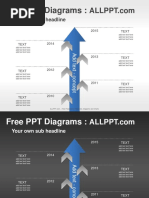 Arrow Timeline PPT Diagrams Standard