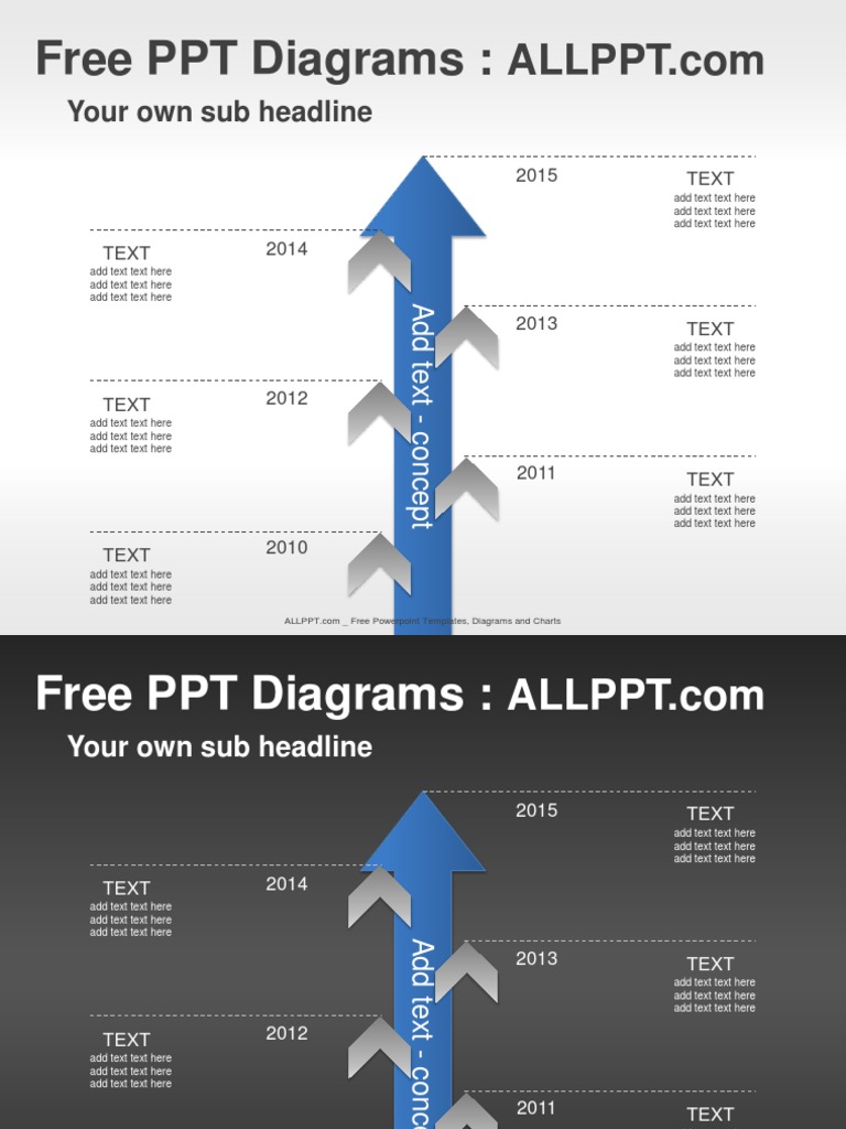Free PowerPoint Timeline Templates | PDF | Microsoft Power Point ...