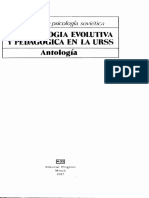 La Psicologia Evolutiva y Pedagogica en La Urss Varios PDF