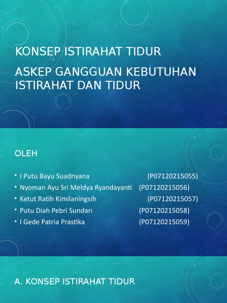 Konsep Istirahat Tidur Askep Gangguan Istirahat Tidur Konsep Istirahat Tidur Askep Gangguan Istirahat Tidur