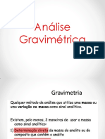 Analise gravimetrica