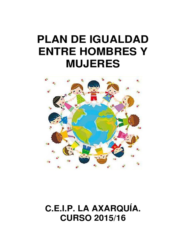 Plan de Igualdad Entre Hombres y Mujeres I | PDF | Igualdad de género ...