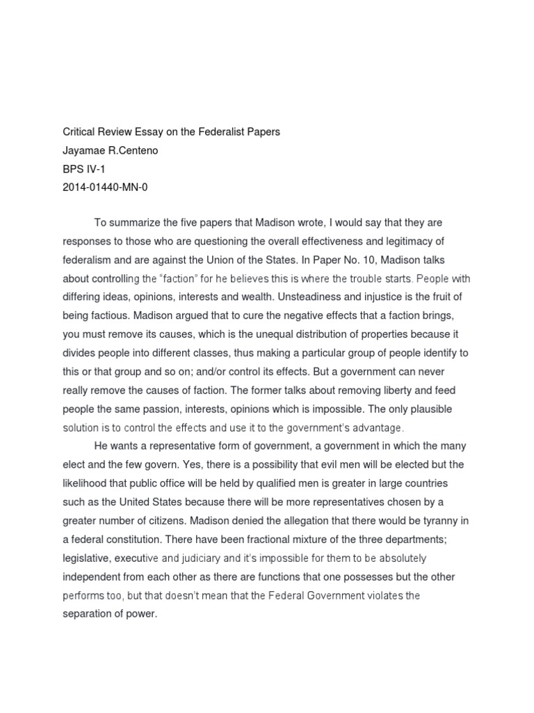 Critical thinking paper sample picture