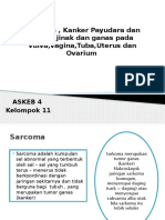 Sarcoma, Kanker Payudara dan Tumor Jinak dan Ganas pada Vulva, Vagina, Tuba, Uterus dan Ovarium