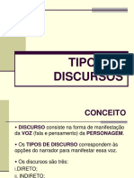 Tipos de Discurso