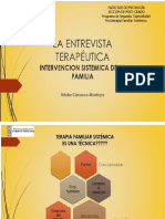 entrtevista terapeutica