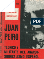 Peiró, José - Juan Peiró. Teórico y Militante Del Anarcosindicalismo Español (Anarquismo en PDF) PDF