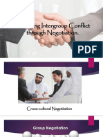 Managing Intergroup Conflict Through Negotiation