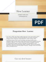 Slow Learner Stikes