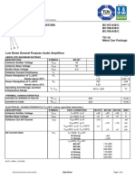 NPN Silicon Planar Transistors BC107/A/B/C BC108/A/B/C BC109/A/B/C TO-18 Metal Can Package