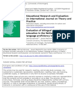 Evaluation of Bilingual Secondary in the Netherlands