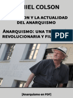 Colson, Daniel - Proudhon y La Actualidad Del Anarquismo y Anarquismo. Una Tradición Revolucionaria y Filosófica (Anarquismo en PDF) PDF