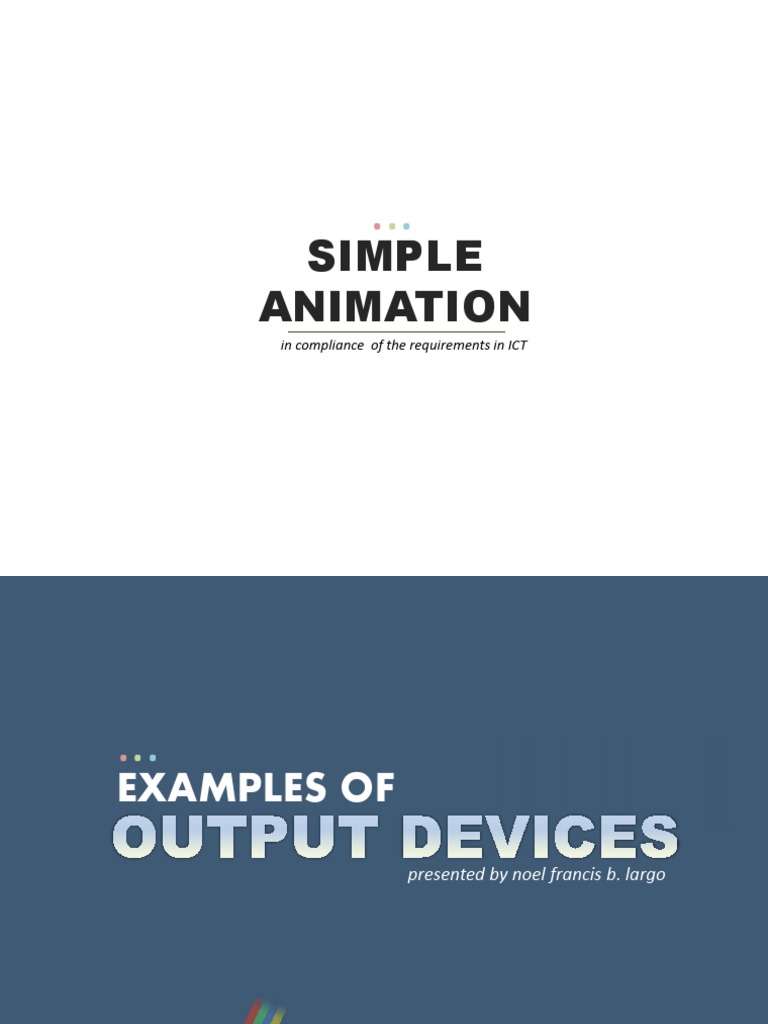 Output Devices: Examples & Definitions | PDF
