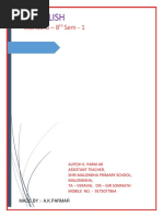 English All Unit Test Std-8