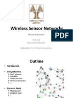 Wireless Sensor Networks: Mixalis Ombashis